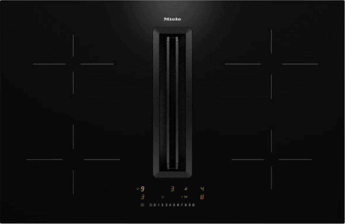 Miele KMDA 7272 FL-U Silence Induktionskochfeld mit integriertem Wrasenabzug Schwarz Miele KMDA 7272 FL-U Silence Induktionskochfeld mit integriertem Wrasenabzug Schwarz