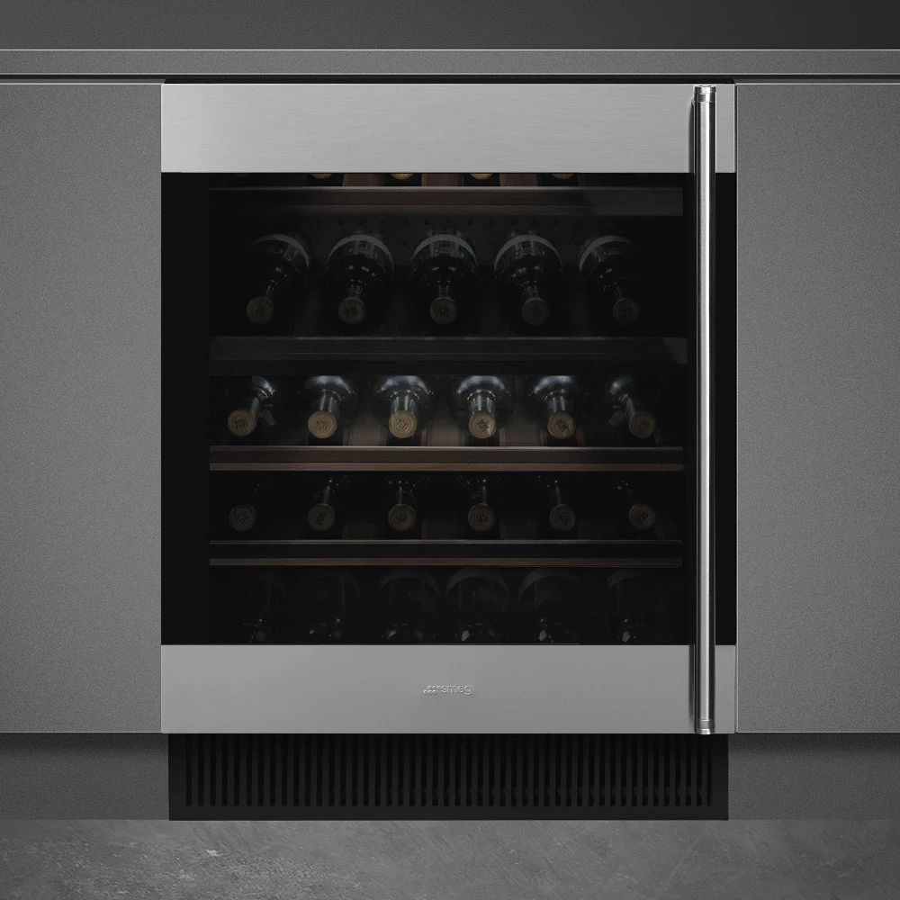 Smeg CVI338LX3 Einbau-Weinklimaschrank Edelstahl Smeg CVI338LX3 Einbau-Weinklimaschrank Edelstahl