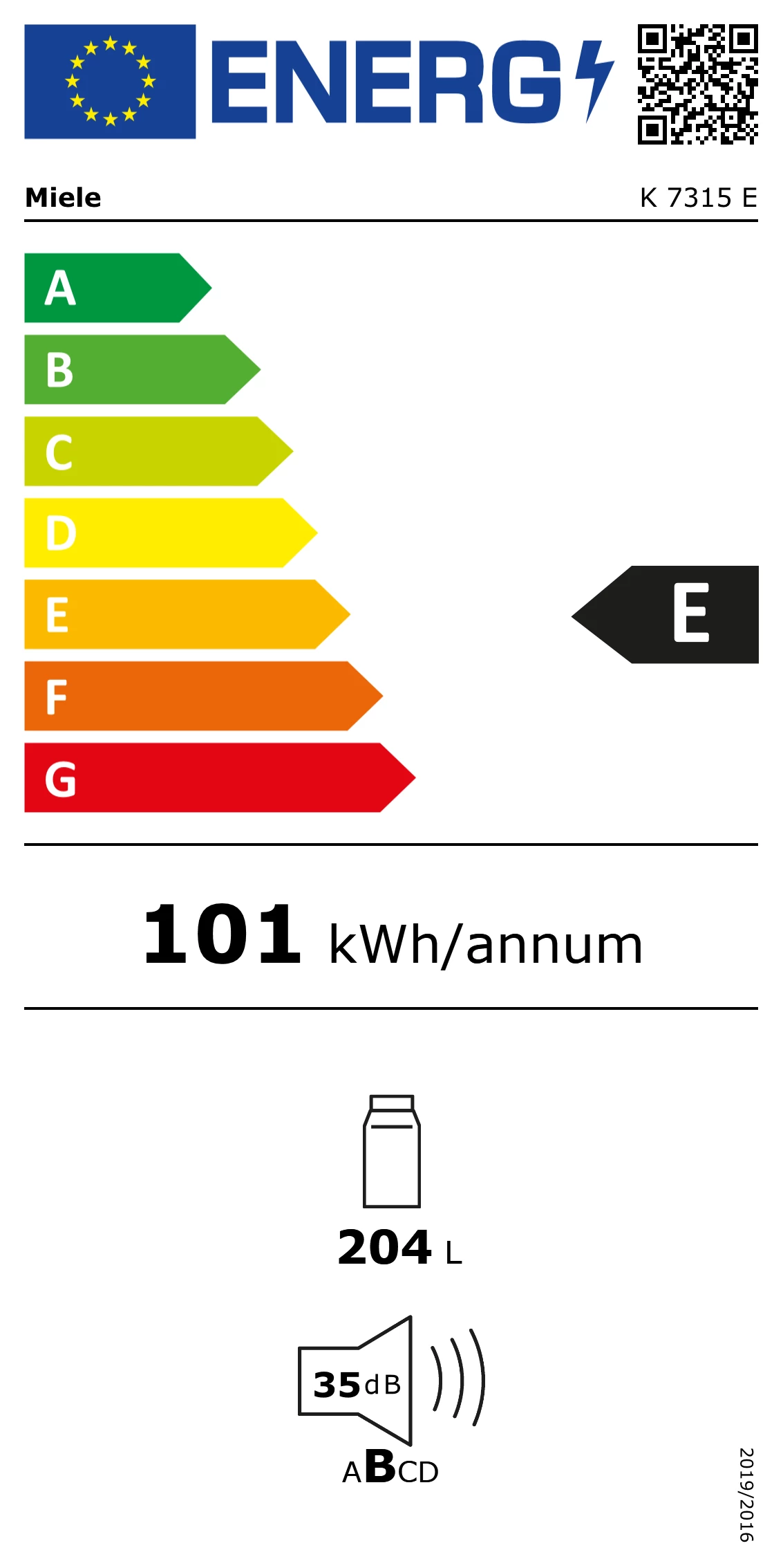 Energieklasse E - mykitchens.product.energy.full_label_description