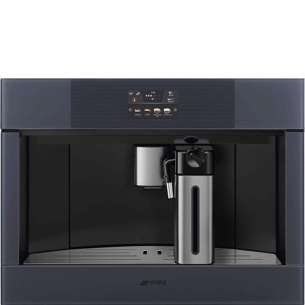 Smeg CMS4104G Einbau-Kaffeevollautomat Neptune Grey Smeg CMS4104G Einbau-Kaffeevollautomat Neptune Grey