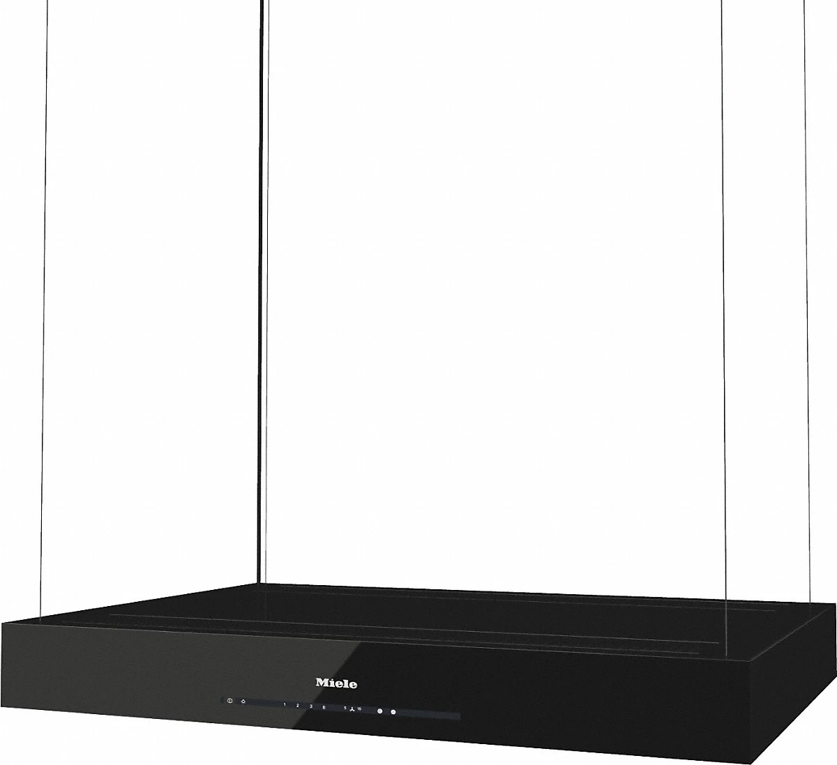 Miele DA 6708 D Insel-Dunstabzugshaube Obsidianschwarz Miele DA 6708 D Insel-Dunstabzugshaube Obsidianschwarz