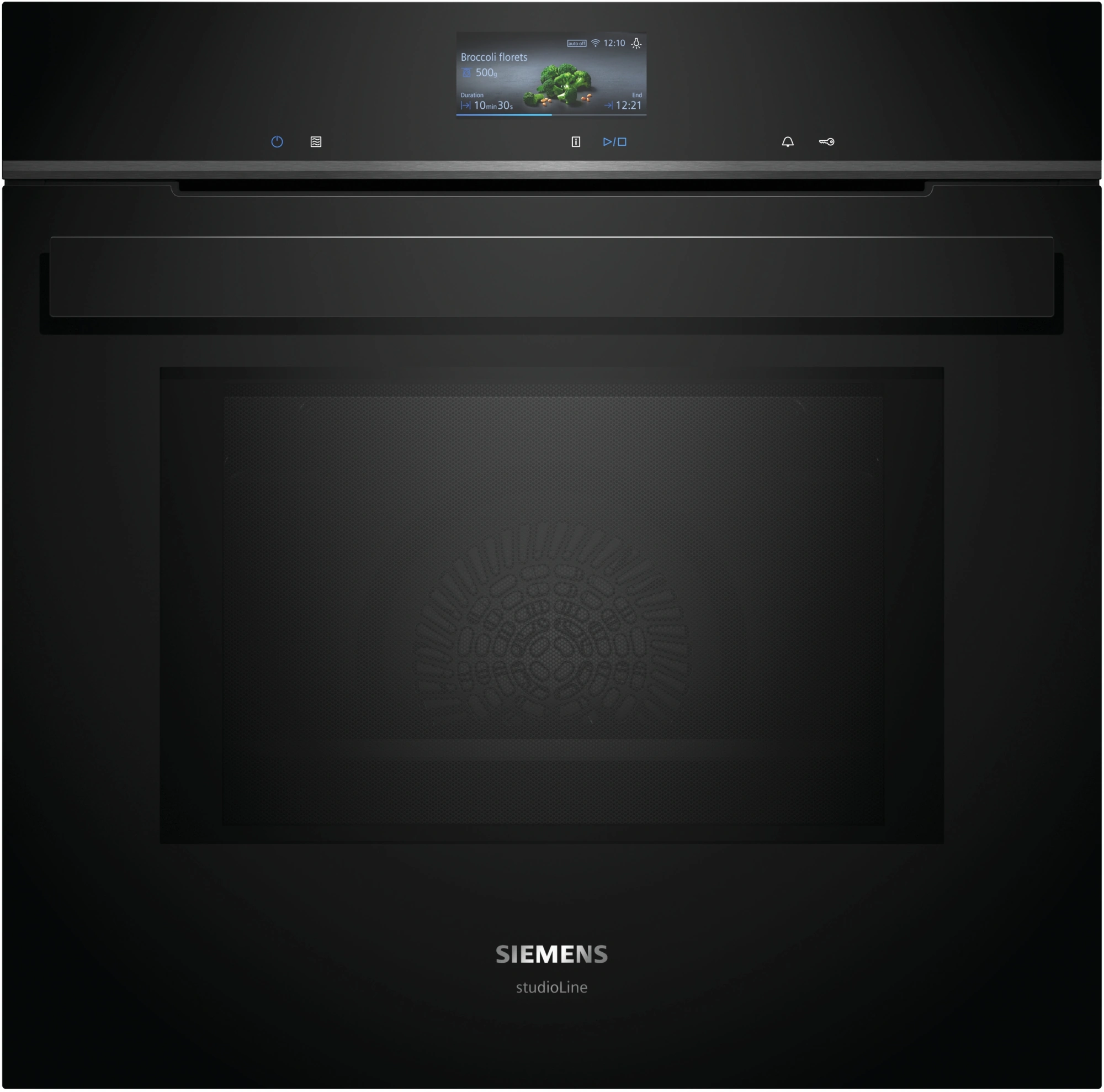 Siemens studioLine HM936GCB1 Einbau-Backofen mit Mikrowellenfunktion Schwarz Siemens studioLine HM936GCB1 Einbau-Backofen mit Mikrowellenfunktion Schwarz