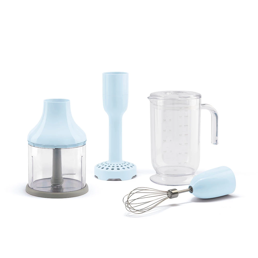 Smeg HBAC11PB Stabmixerzubehör-Set Pastellblau Smeg HBAC11PB Stabmixerzubehör-Set Pastellblau