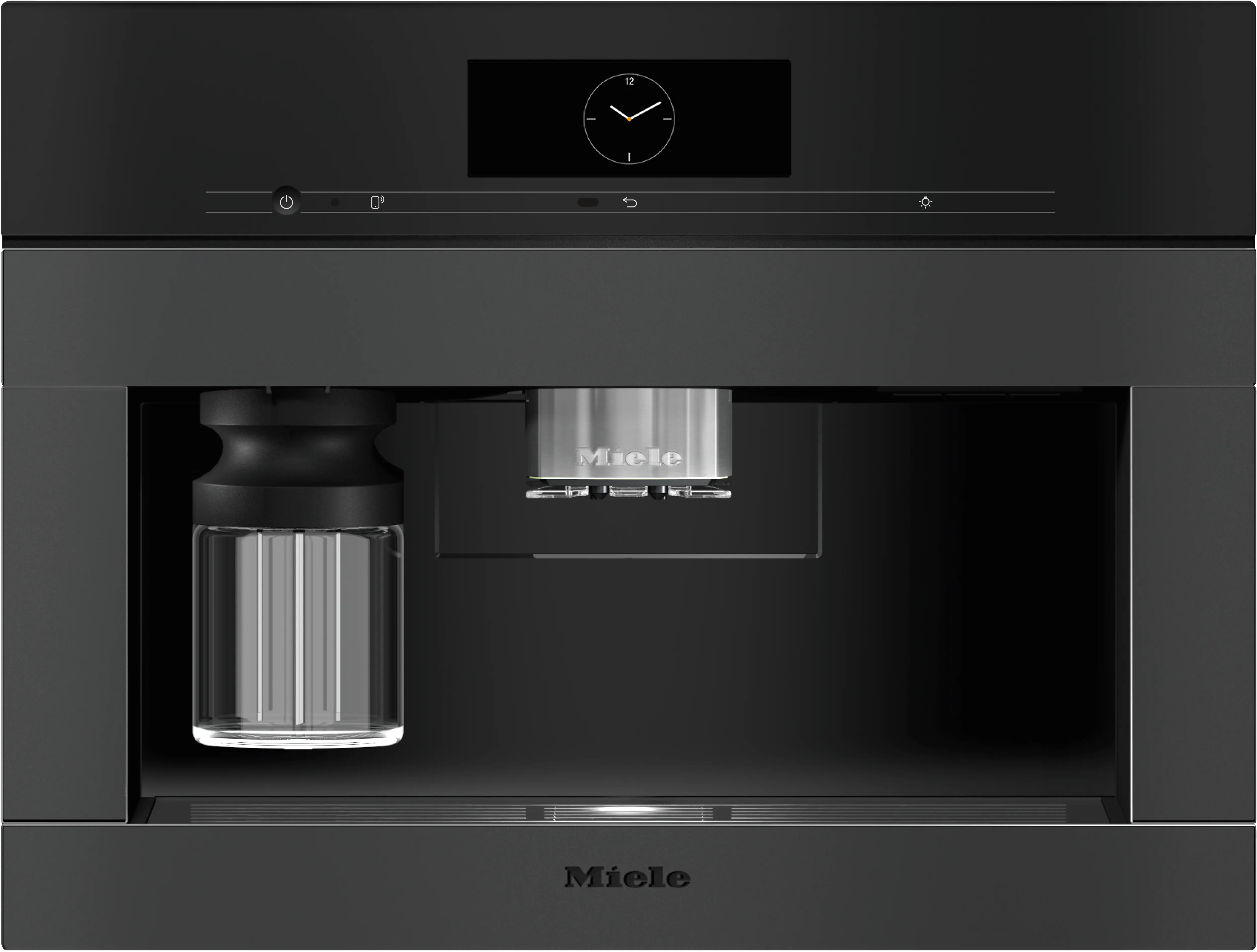 Miele CVA 7845 125 Gala Edition Einbau-Kaffeevollautomat Obsidianschwarz matt Miele CVA 7845 125 Gala Edition Einbau-Kaffeevollautomat Obsidianschwarz matt