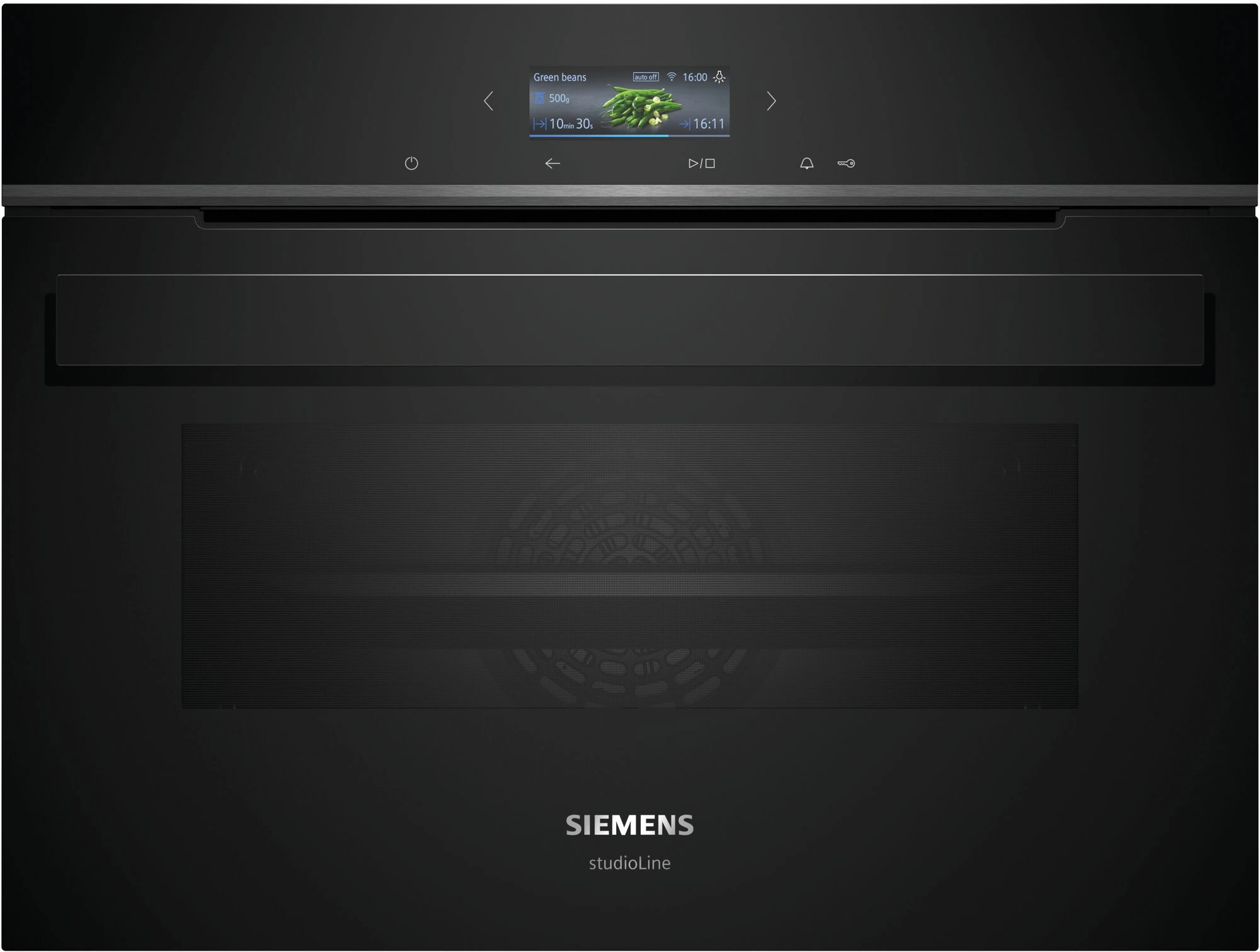 Siemens studioLine CB974GKB1 Einbau-Kompakt-Backofen Schwarz Siemens studioLine CB974GKB1 Einbau-Kompakt-Backofen Schwarz