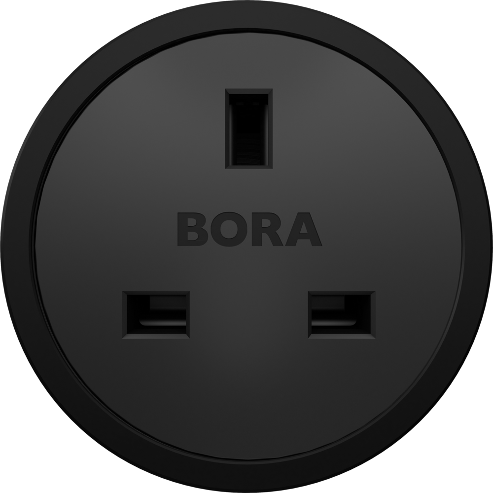Bora USTGAB Steckdose Type G Allblack Bora USTGAB Steckdose Type G Allblack