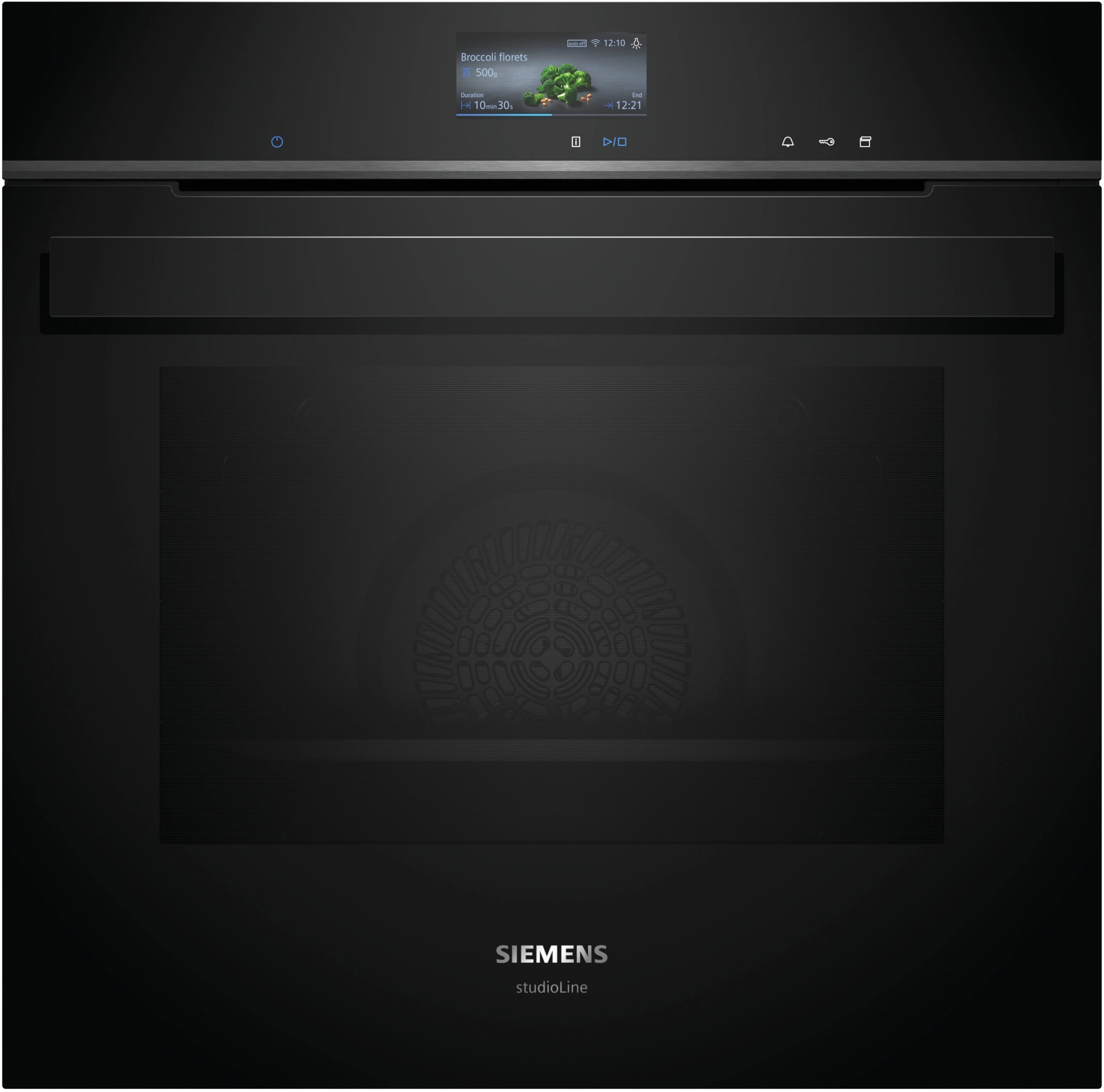 Siemens studioLine HR976GMB1 Einbau Backofen mit Dampfunterstützung Schwarz Siemens studioLine HR976GMB1 Einbau Backofen mit Dampfunterstützung Schwarz