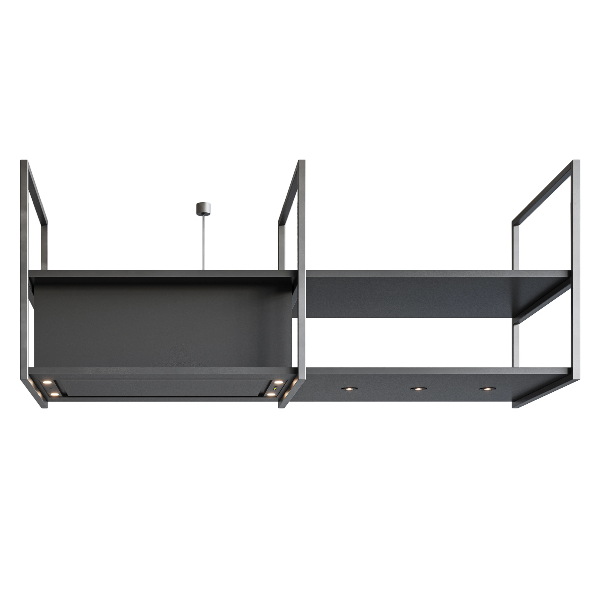 Novy Pureline Frame 120 Insel-Dunstabzugshaube Schwarz Novy Pureline Frame 120 Insel-Dunstabzugshaube Schwarz