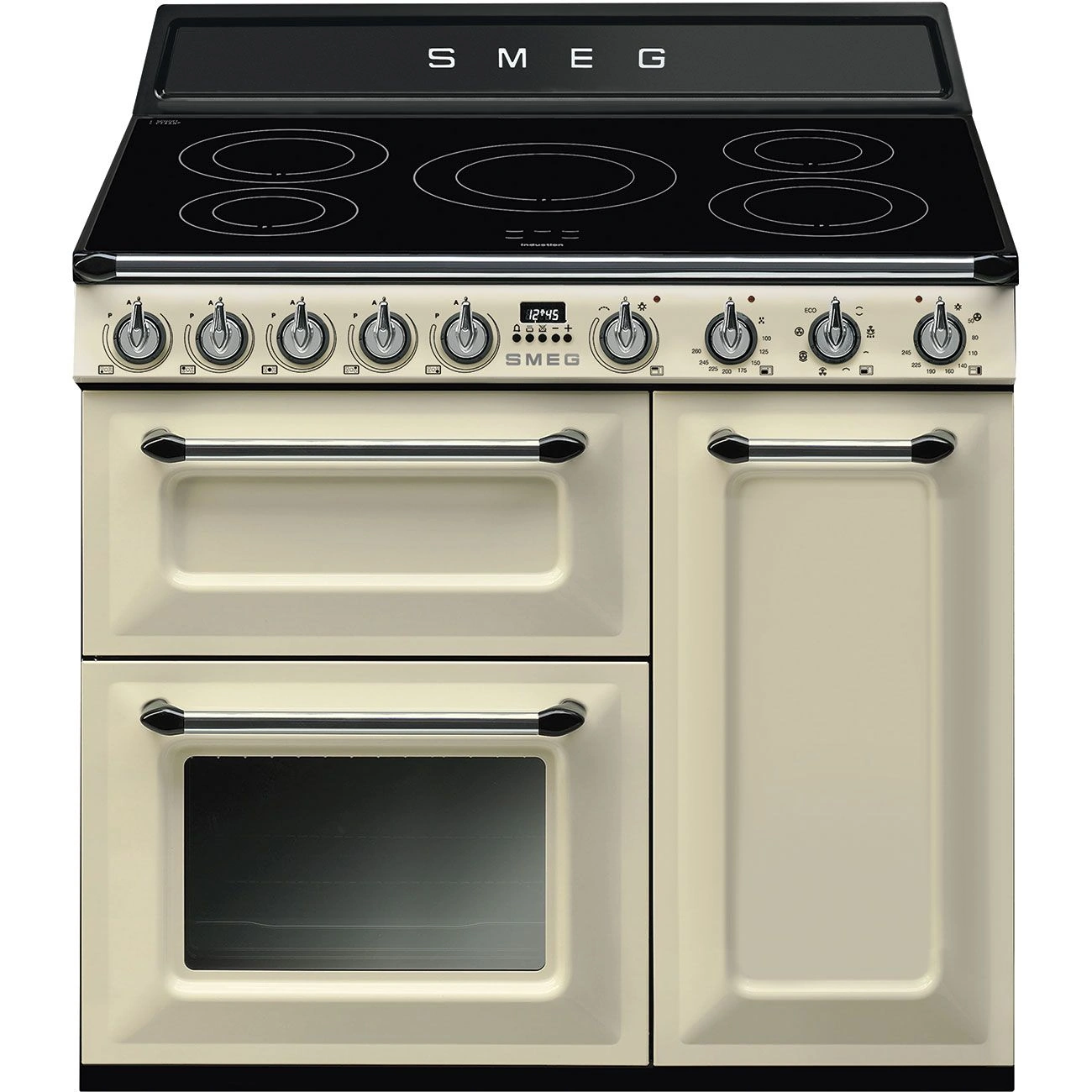 Smeg TR93IP2 Induktions-Standherd Creme Smeg TR93IP2 Induktions-Standherd Creme