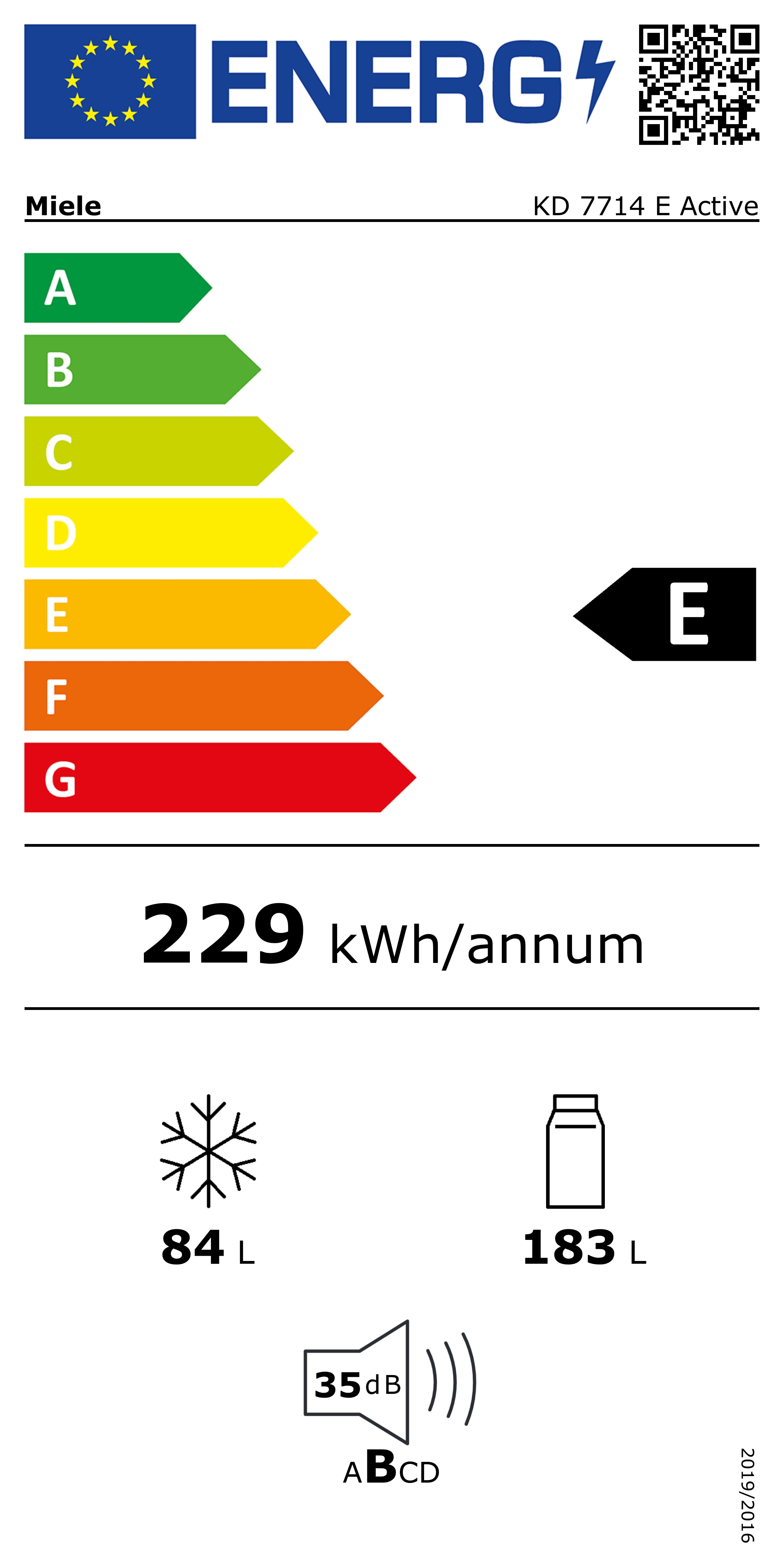 Energieklasse E - mykitchens.product.energy.full_label_description