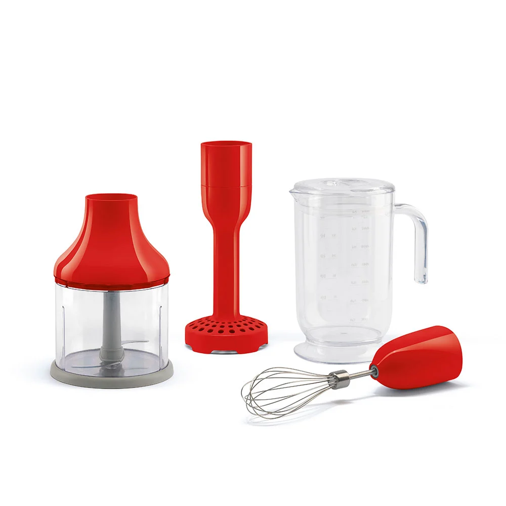 Smeg HBAC11RD Stabmixerzubehör-Set Rot Smeg HBAC11RD Stabmixerzubehör-Set Rot