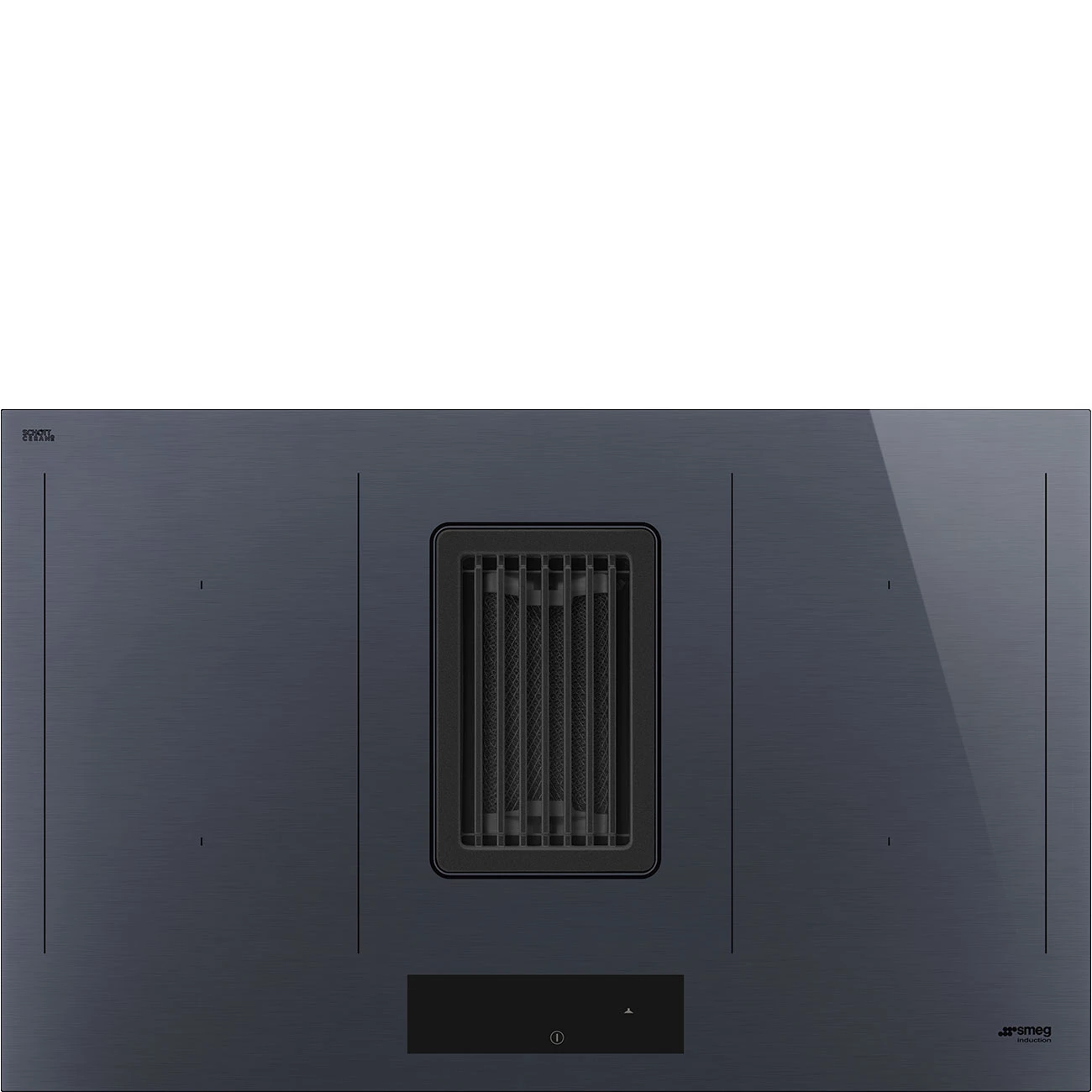 Smeg HOBD182DG Induktionskochfeld mit integriertem Wrasenabzug Neptune Grey Smeg HOBD182DG Induktionskochfeld mit integriertem Wrasenabzug Neptune Grey