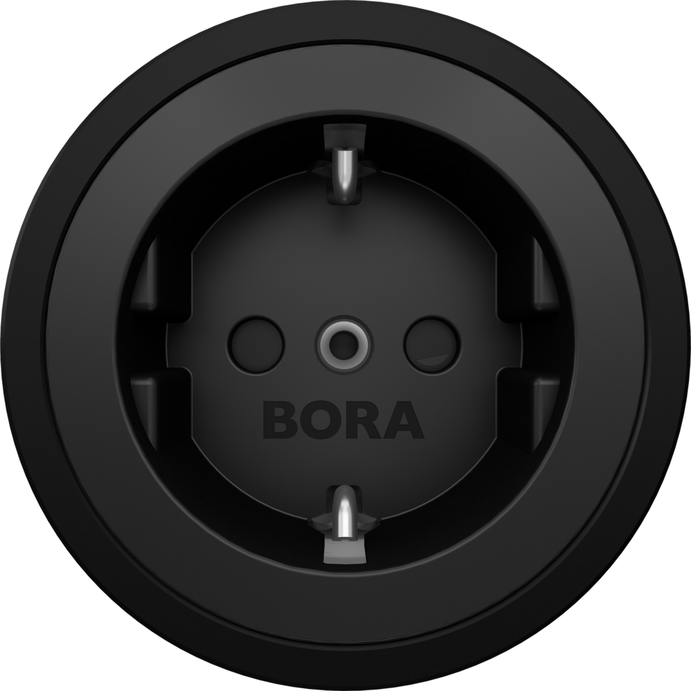 Bora USTFAB Steckdose Type F Allblack Bora USTFAB Steckdose Type F Allblack