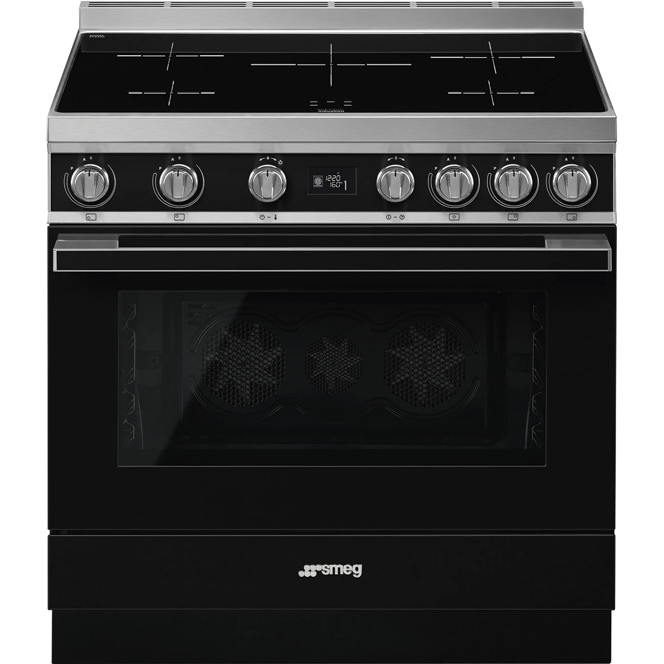 Smeg CPF9IPBL Stand-Herd Schwarz Smeg CPF9IPBL Stand-Herd Schwarz