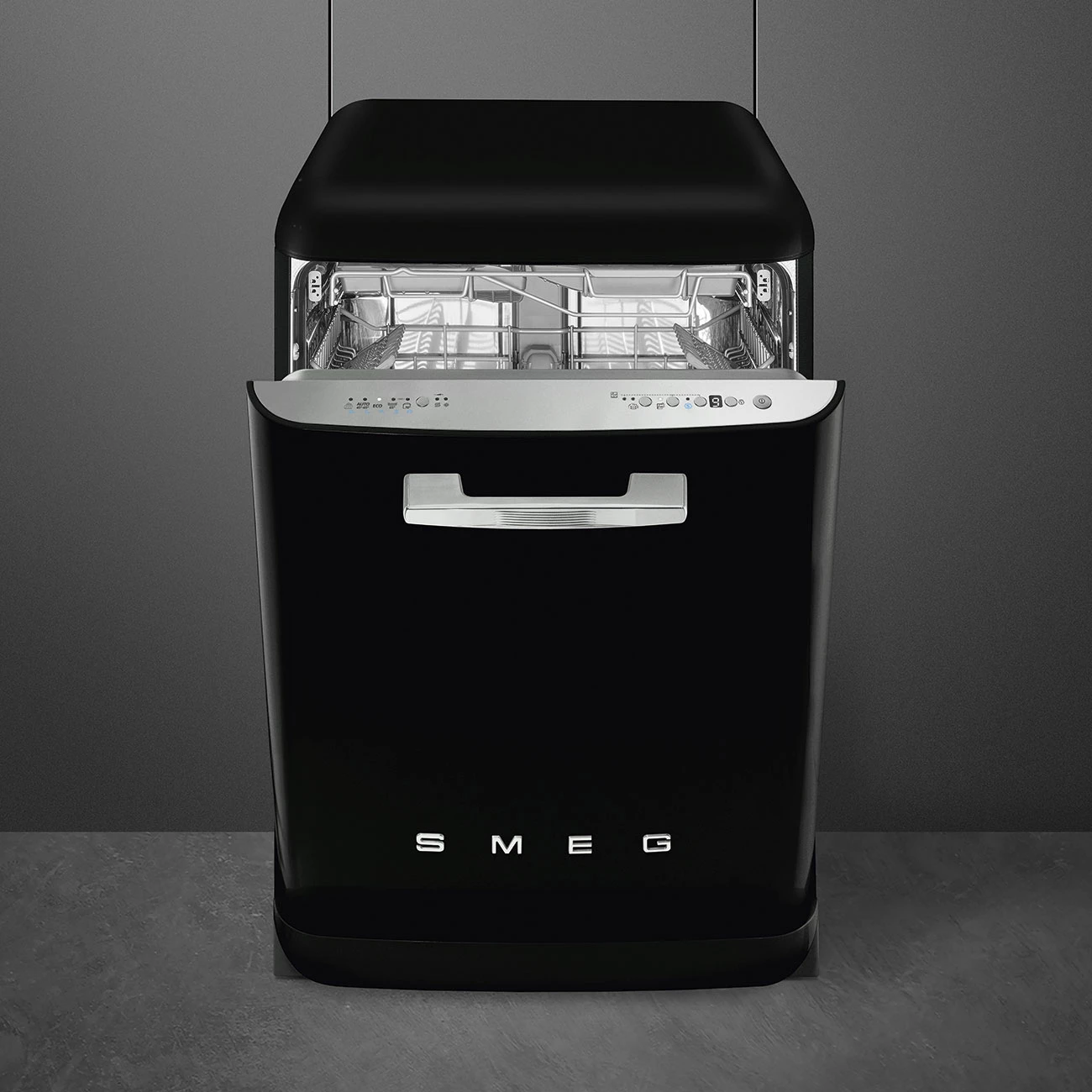 Smeg LVFABBL3 Stand-Geschirrspüler Schwarz Smeg LVFABBL3 Stand-Geschirrspüler Schwarz