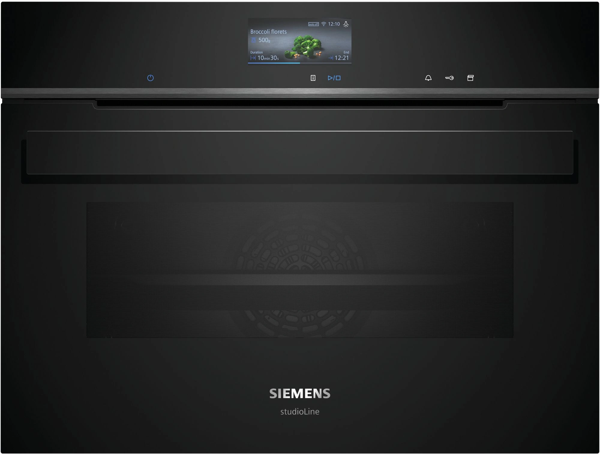 Siemens studioLine CS936GCB1 Einbau-Kompaktdampfbackofen Schwarz Siemens studioLine CS936GCB1 Einbau-Kompaktdampfbackofen Schwarz