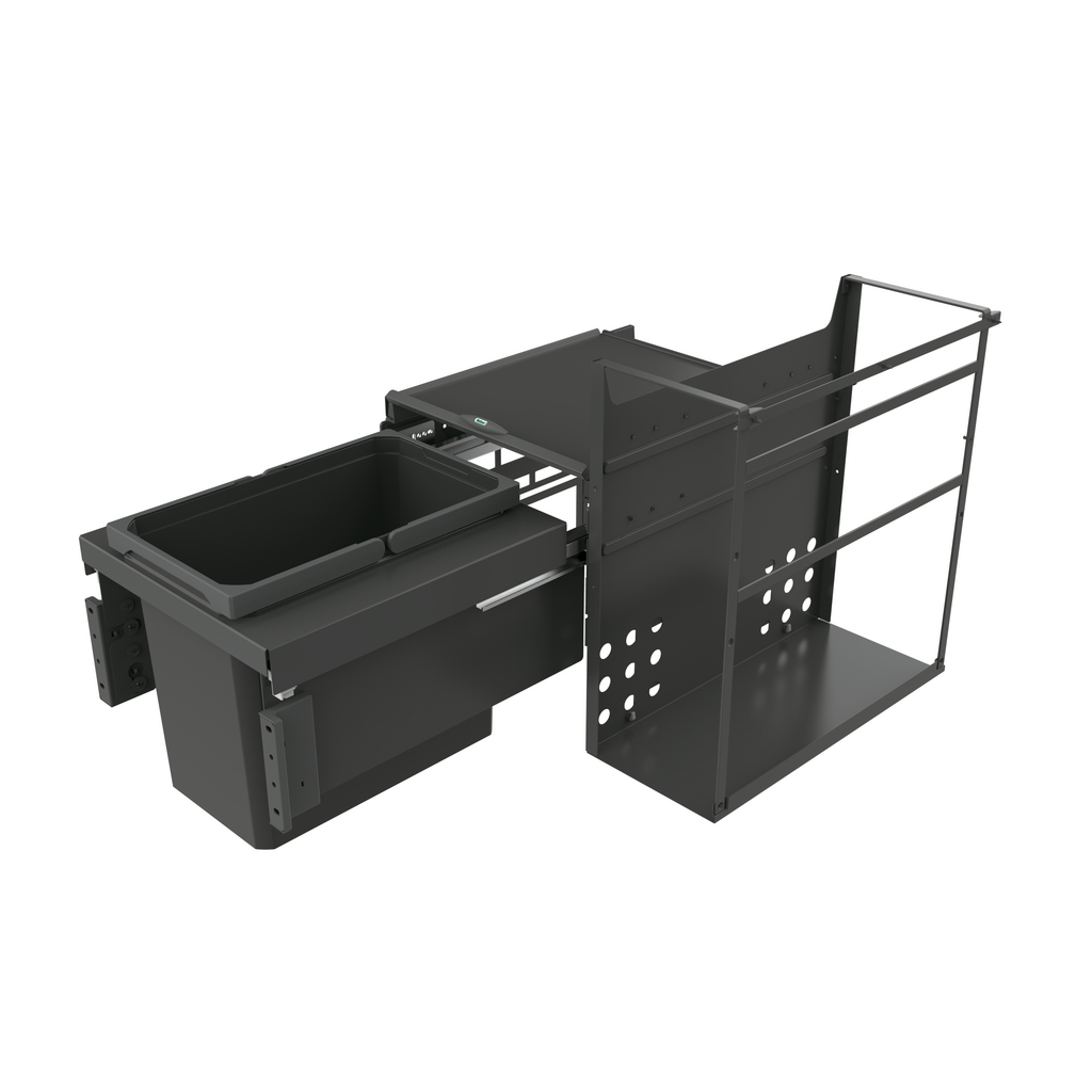 Naber Cox® Base Q 360 S/400-1 Abfallsammler für Frontauszüge Anthrazit Naber Cox® Base Q 360 S/400-1 Abfallsammler für Frontauszüge Anthrazit