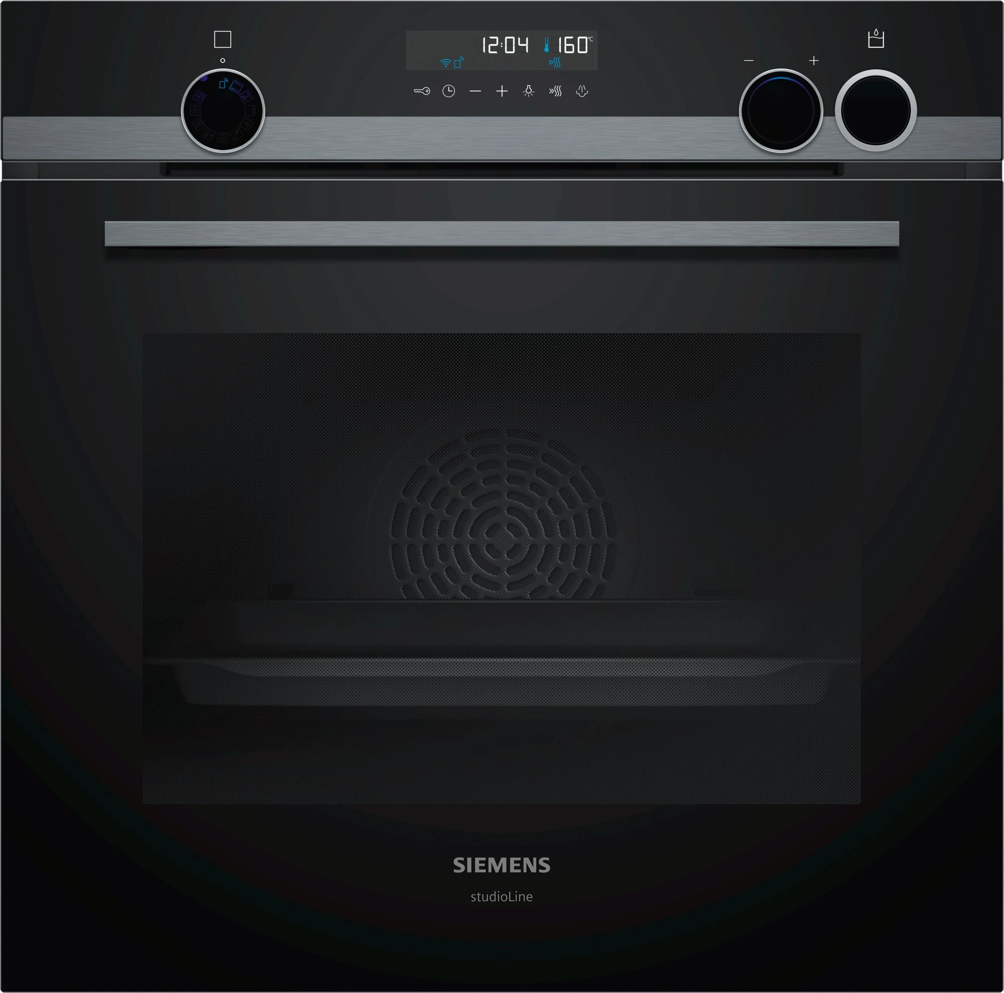 Siemens studioLine HR478G5B6S Einbau-Backofen Schwarz Siemens studioLine HR478G5B6S Einbau-Backofen Schwarz