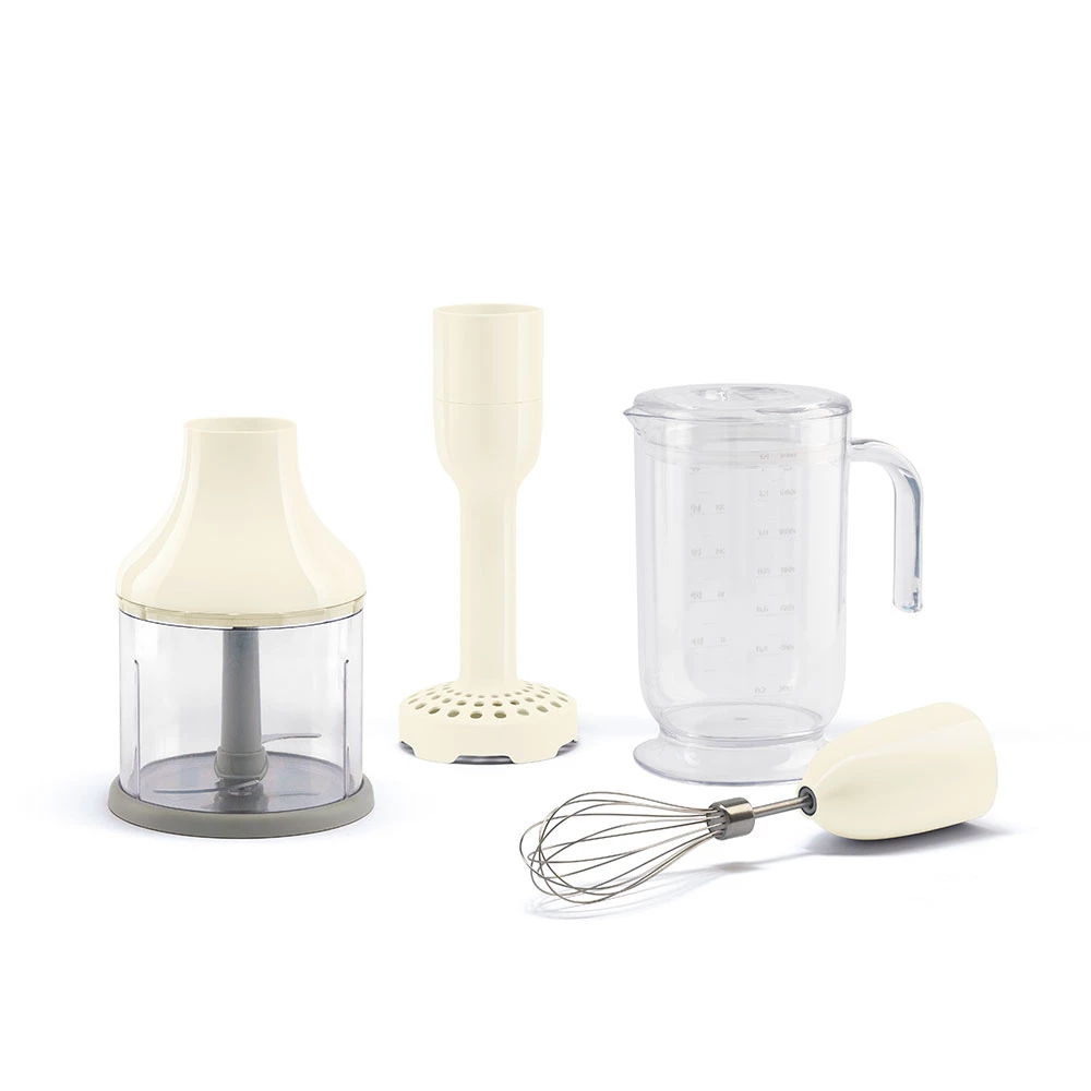 Smeg HBAC11CR Stabmixerzubehör-Set Creme Smeg HBAC11CR Stabmixerzubehör-Set Creme