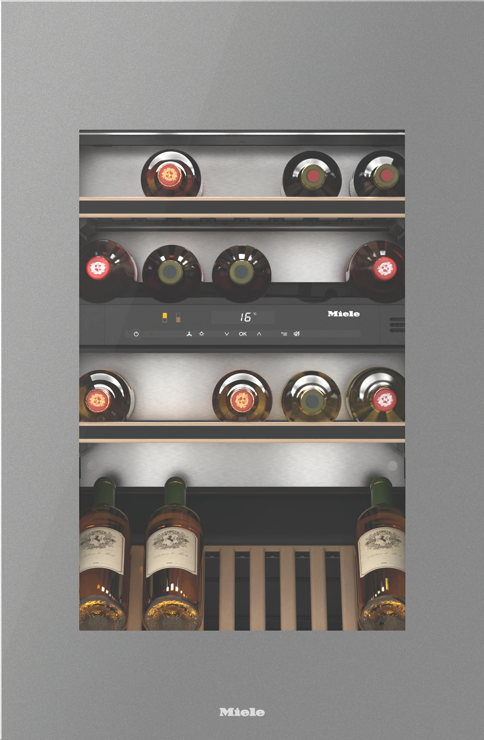 Miele KWT 6422 iG-1 Einbau-Weinklimaschrank Graphitgrau Miele KWT 6422 iG-1 Einbau-Weinklimaschrank Graphitgrau