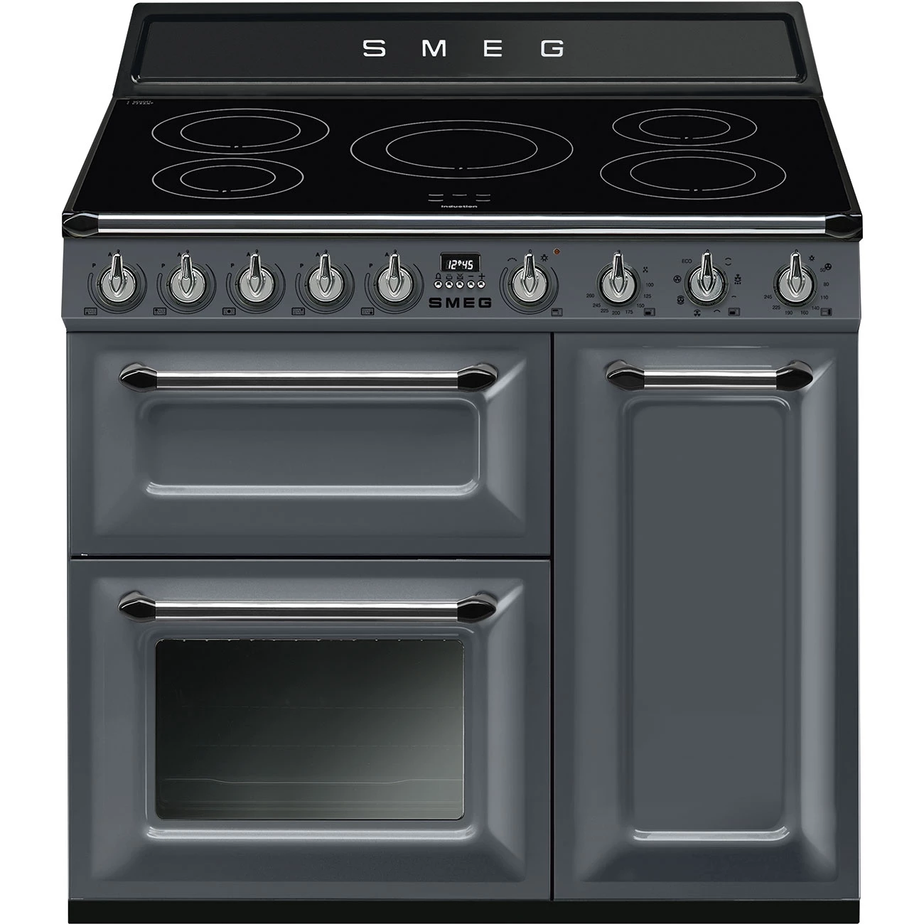 Smeg TR93IGR2 Induktions-Standherd Slate Grey Smeg TR93IGR2 Induktions-Standherd Slate Grey