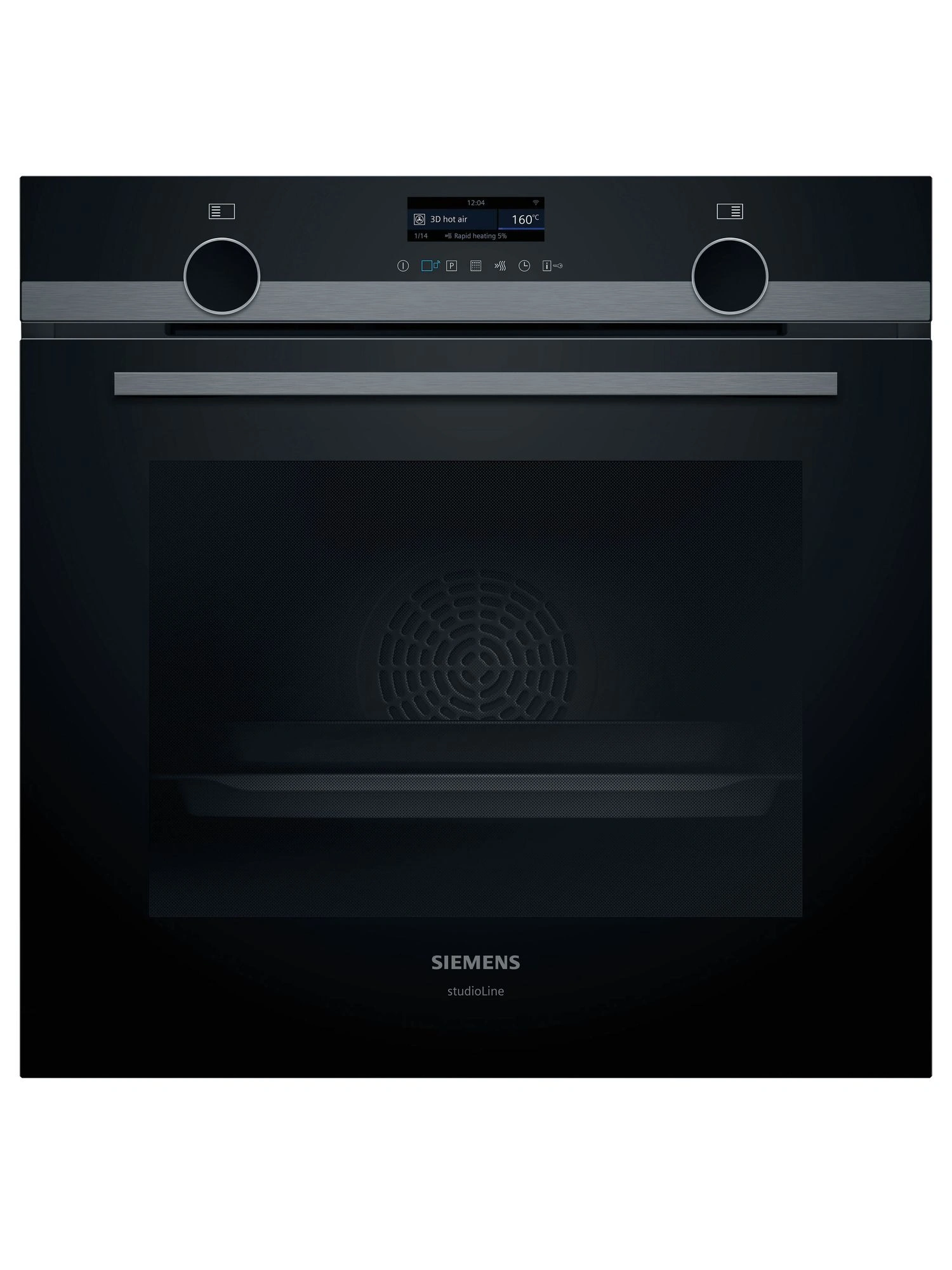 Siemens studioLine HB479G5B6 Einbau-Backofen Schwarz Siemens studioLine HB479G5B6 Einbau-Backofen Schwarz