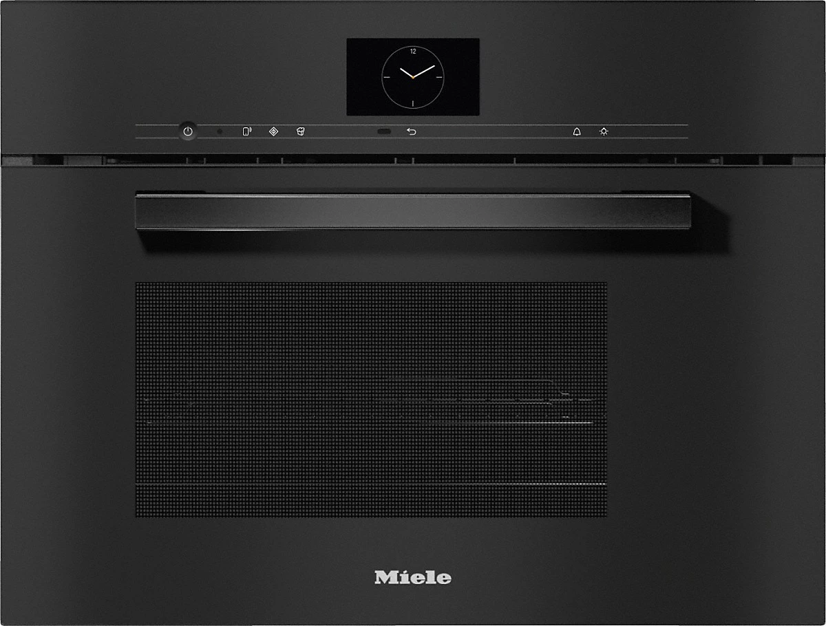 Miele DGM 7640 Dampfgarer mit Mikrowelle Obsidianschwarz Miele DGM 7640 Dampfgarer mit Mikrowelle Obsidianschwarz