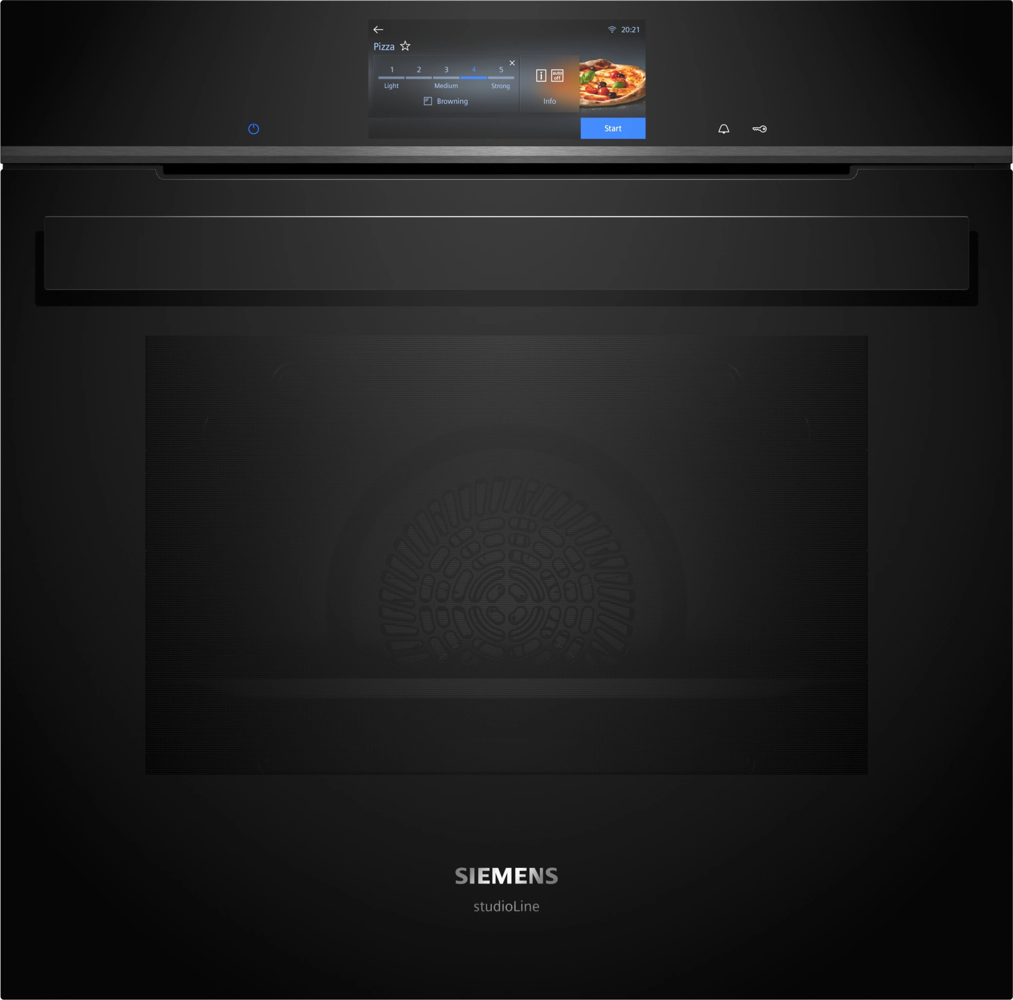 Siemens studioLine HS958GED1 Einbau-Dampfbackofen Schwarz Siemens studioLine HS958GED1 Einbau-Dampfbackofen Schwarz