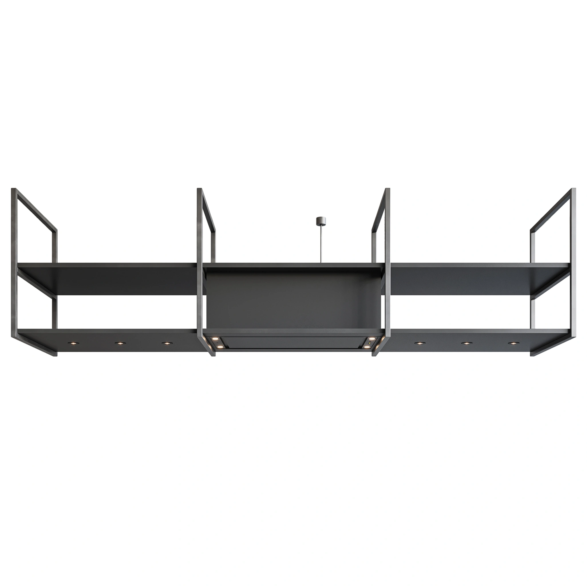 Novy Pureline Frame 90 Insel-Dunstabzugshaube Schwarz Novy Pureline Frame 90 Insel-Dunstabzugshaube Schwarz