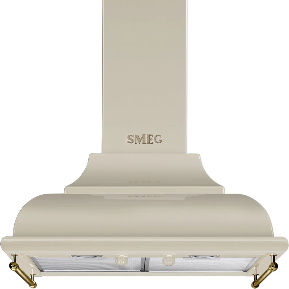 Smeg KC16POE Wand-Dunstabzugshaube Creme Smeg KC16POE Wand-Dunstabzugshaube Creme